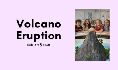 Mini Volcano Eruption Science Experiment for Kids
