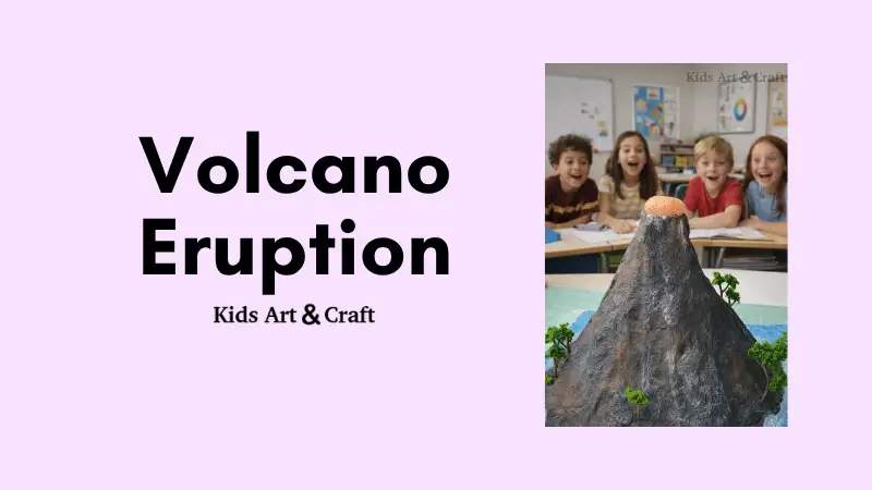 Mini Volcano Eruption Science Experiment for Kids
