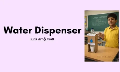 Mini Water Dispenser Science Project for Kids