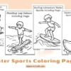 Water Sports Coloring Pages for Kids