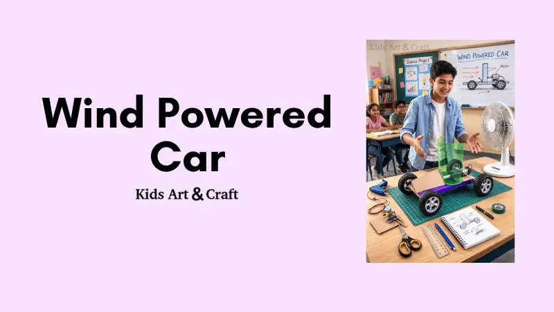 Wind Powered Car STEM Science Project for Kids With Easy Steps