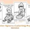 Free Printable Winter Sports Coloring Pages for Kids