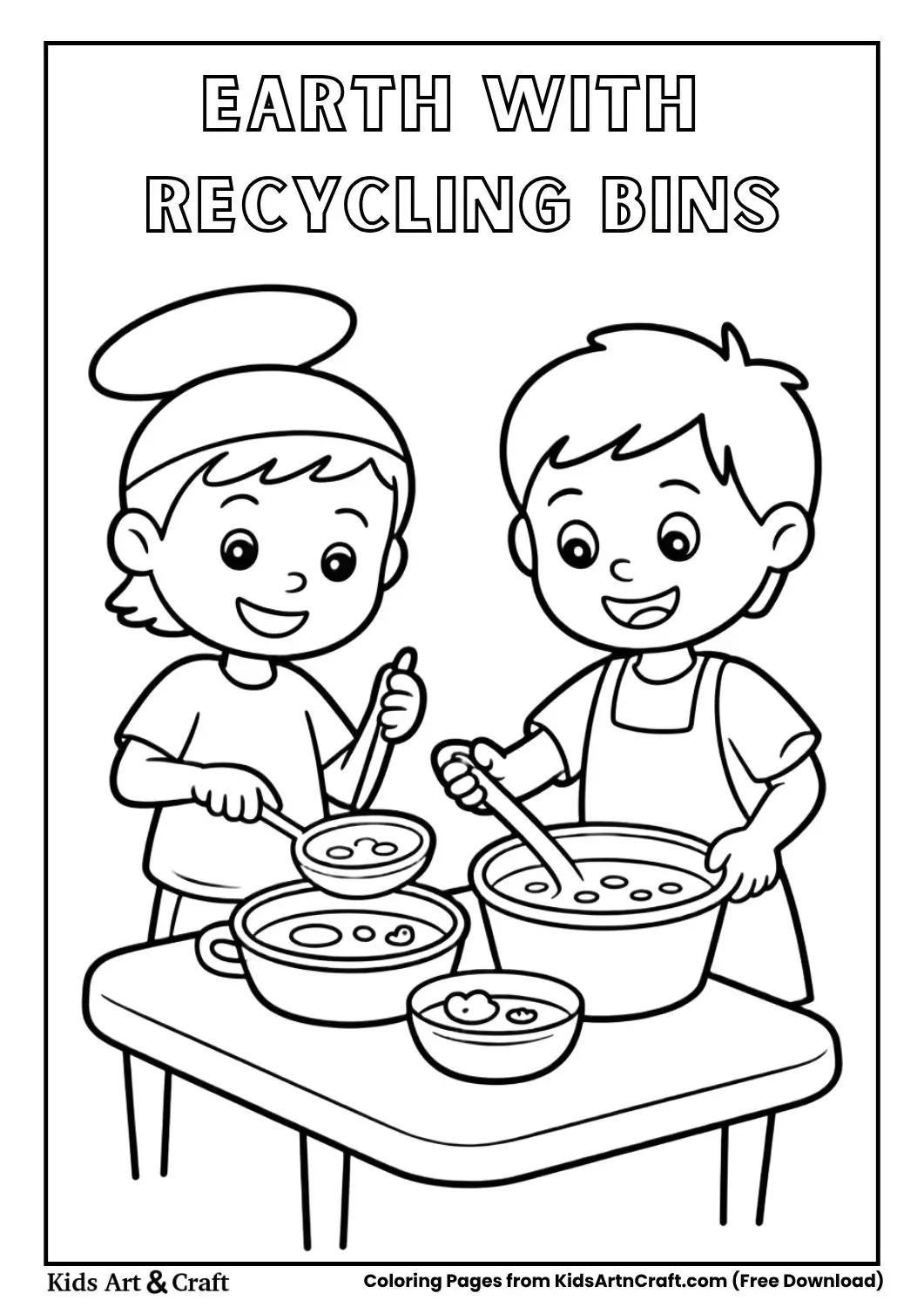 Waiter carrying sandwich tray coloring page
