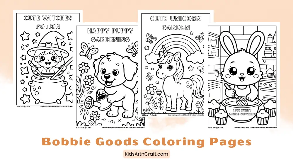 Bobbie Goods Coloring Pages for Kids