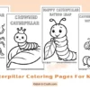 Caterpillar Coloring Pages for Kids