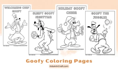 Goofy Coloring Pages for Kids