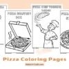 Pizza Coloring Pages for Kids