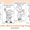 Richie Rich Coloring Pages for Kids