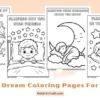 Soft Dream Coloring Pages for Kids