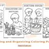 Sorting and Organizing Coloring Pages for Kids