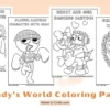 Dandy’s World Coloring Pages for Kids