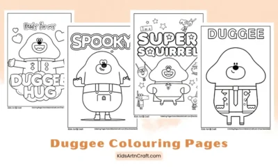 Duggee Coloring Pages for Kids