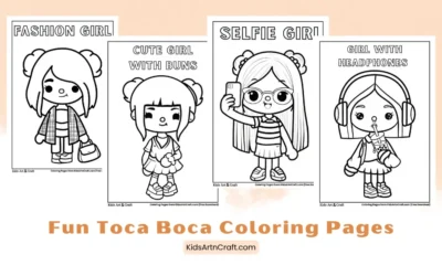 Fun Toca Boca Coloring Pages for Kids