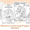 Moana Coloring Pages for Kids