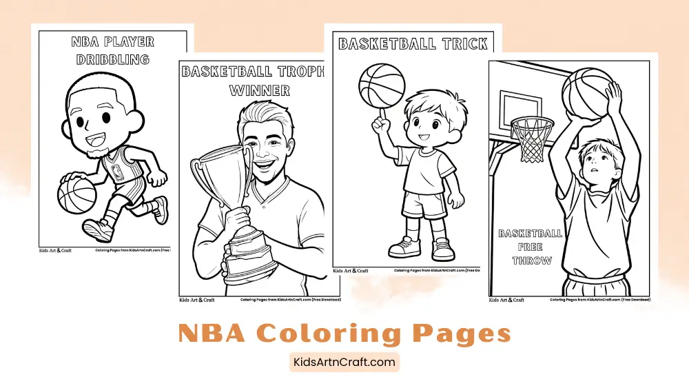 NBA Coloring Pages for Kids