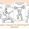 Olympic Games Coloring Pages for Kids