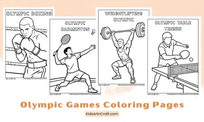 Olympic Games Coloring Pages for Kids