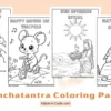 Panchatantra Coloring Pages for Kids