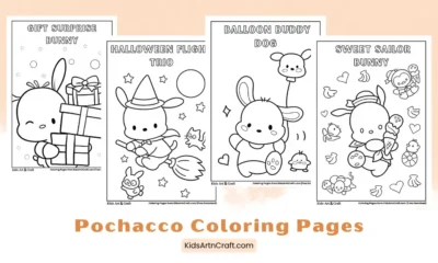 Pochacco Coloring Pages for Kids