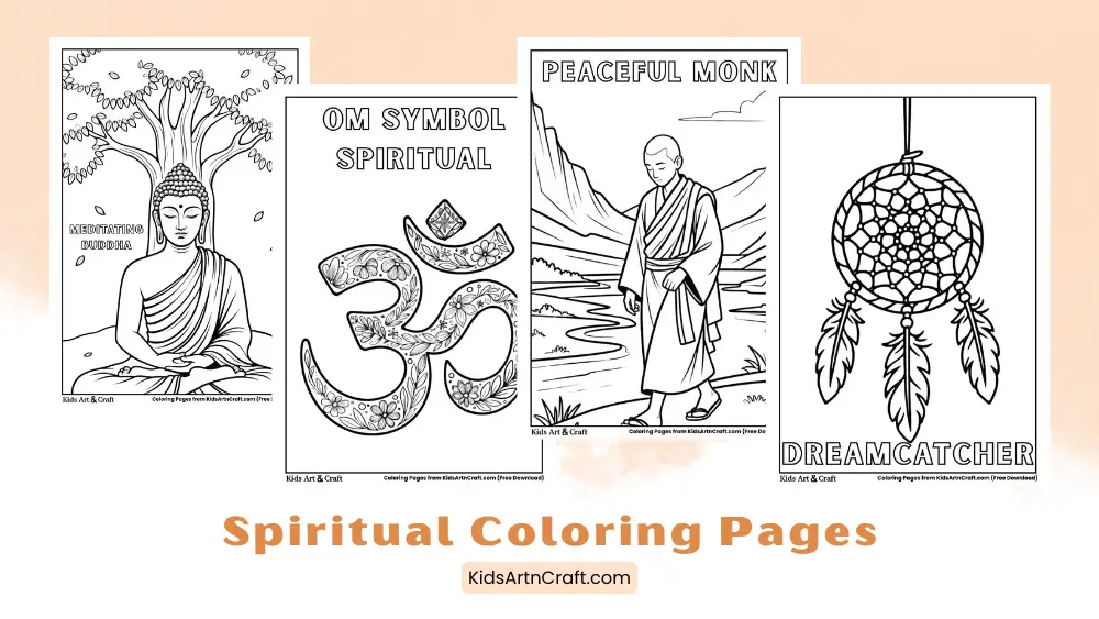 Spiritual Coloring Pages for Kids