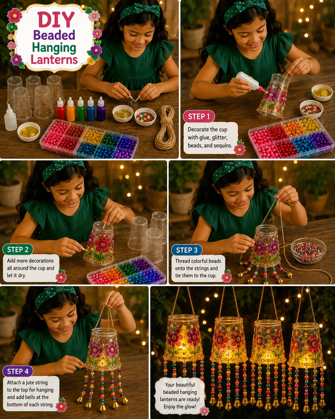 This creative lantern craft encourages children to follow step-by-step instructions, strengthen fine motor skills, and build confidence through hands-on learning and artistic expression.