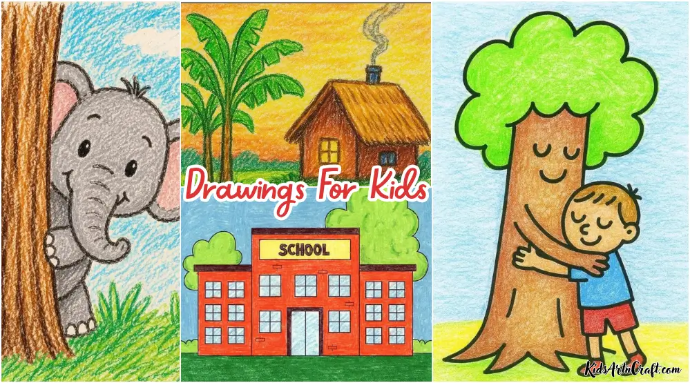 Easy Drawing Ideas for Kids and Beginners