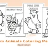 Fruits Had Jobs Coloring Pages For Kids